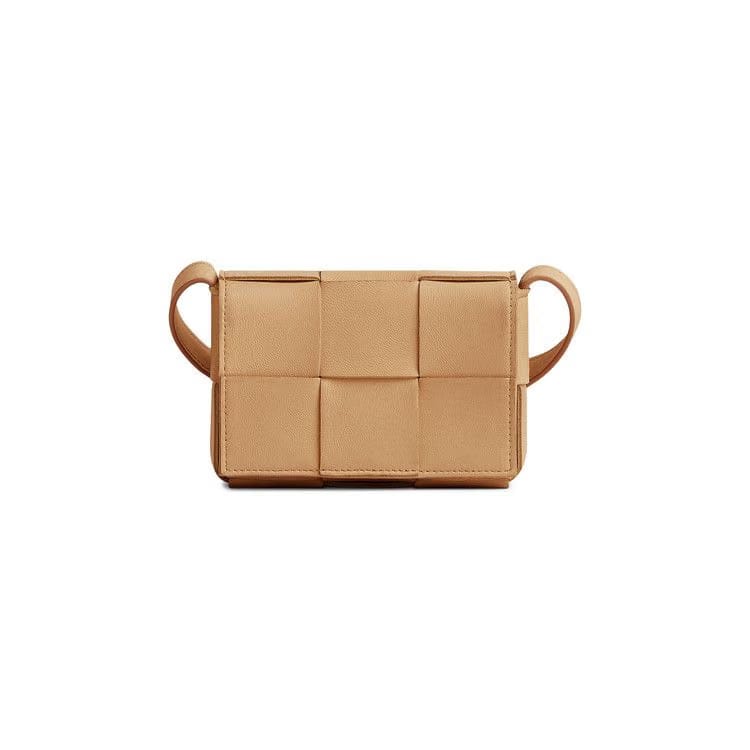 Bottega Veneta Mini Cassette Bag Almond/Gold