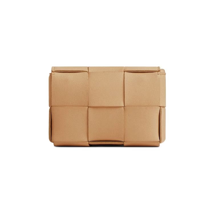 Bottega Veneta Mini Cassette Bag Almond/Gold