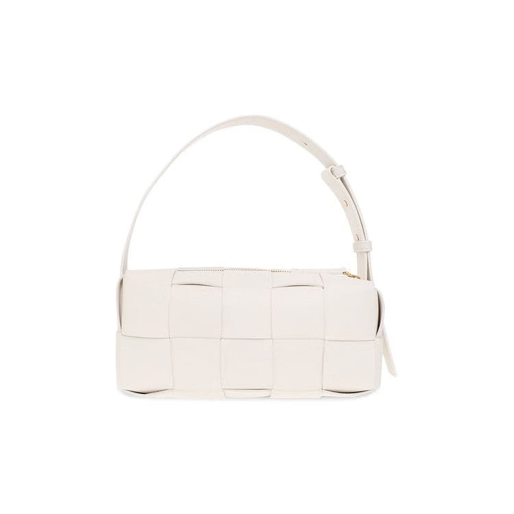 Bottega Veneta Cassette Brick White/Gold