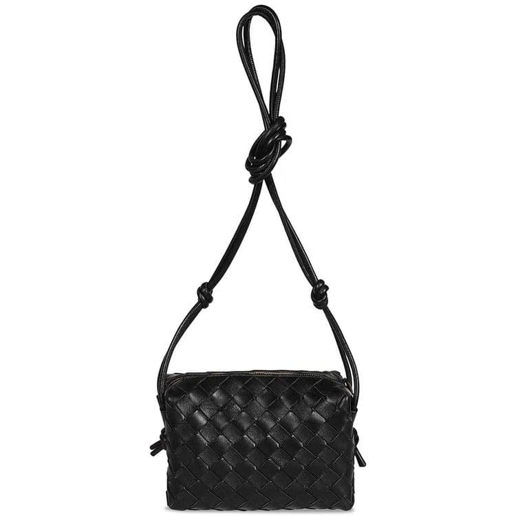 Bottega Veneta Loop Mini Shoulder Bag Black/Gold