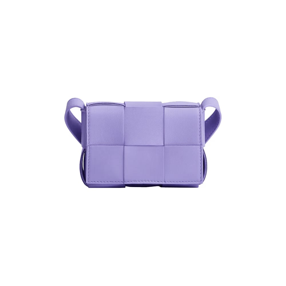Bottega Veneta Mini Cassette Bag Wisteria/Silver