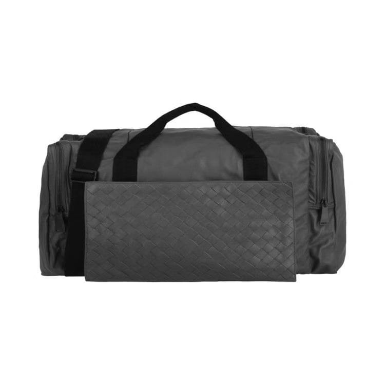 Bottega Veneta Leather Duffle Bag Black