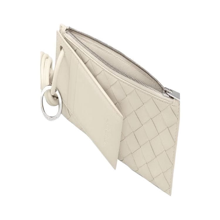 Bottega Veneta Crossbody Double Pouch Bag Grey