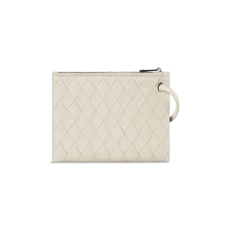 Bottega Veneta Crossbody Double Pouch Bag Grey