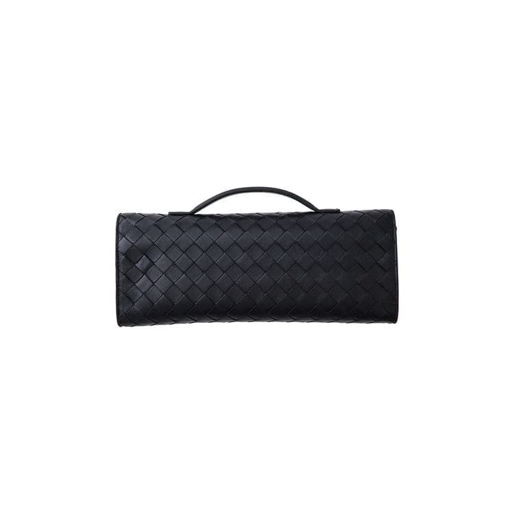 Bottega Veneta Andiamo Long Clutch Black/Brass