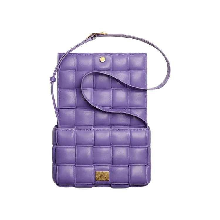 Bottega Veneta Padded Cassette Bag Purple/Gold
