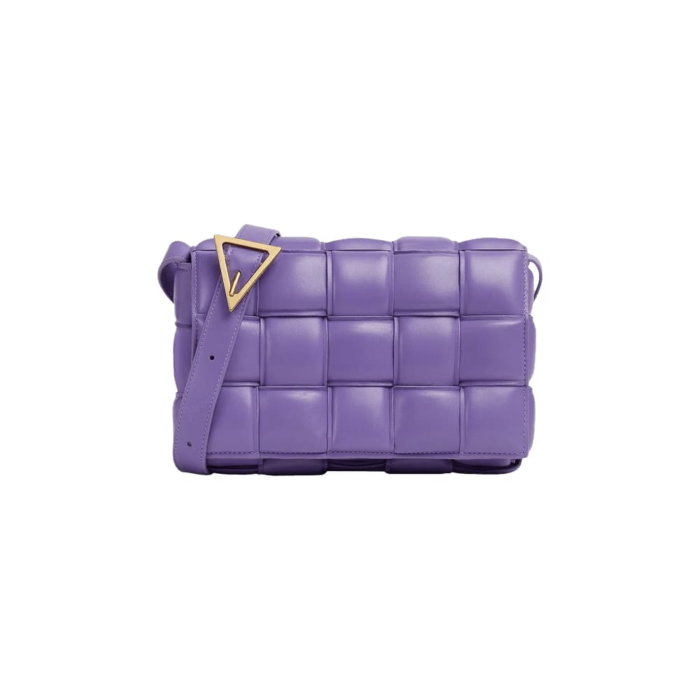 Bottega Veneta Padded Cassette Bag Purple/Gold