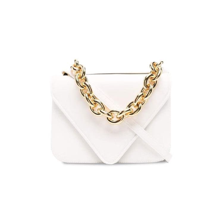 Bottega Veneta Mount Bag White/Gold