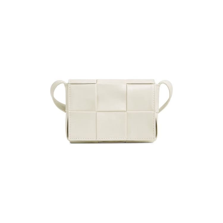 Bottega Veneta Mini Cassette Bag White/Silver