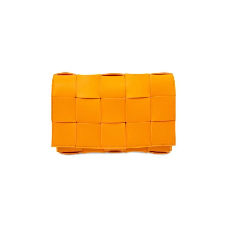 Bottega Veneta Small Cassette Bag Tangerine/Gold