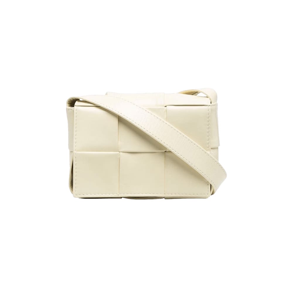 Bottega Veneta Mini Cassette Bag Zest/Washed Silver