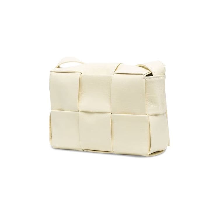 Bottega Veneta Mini Cassette Bag Zest/Washed Silver