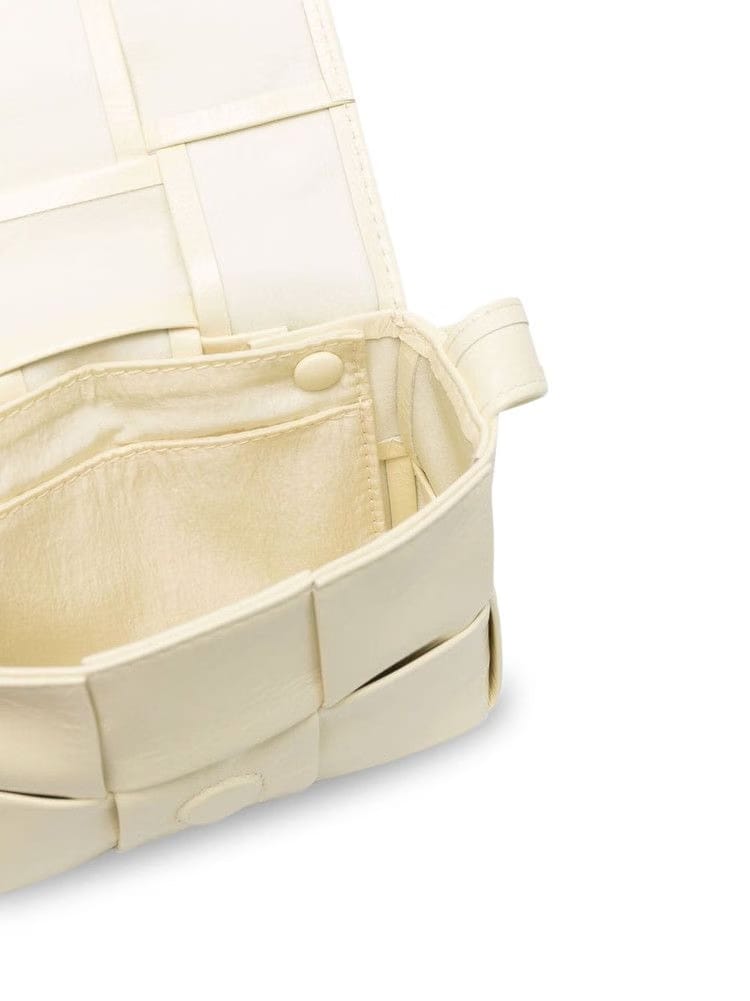 Bottega Veneta Mini Cassette Bag Zest/Washed Silver