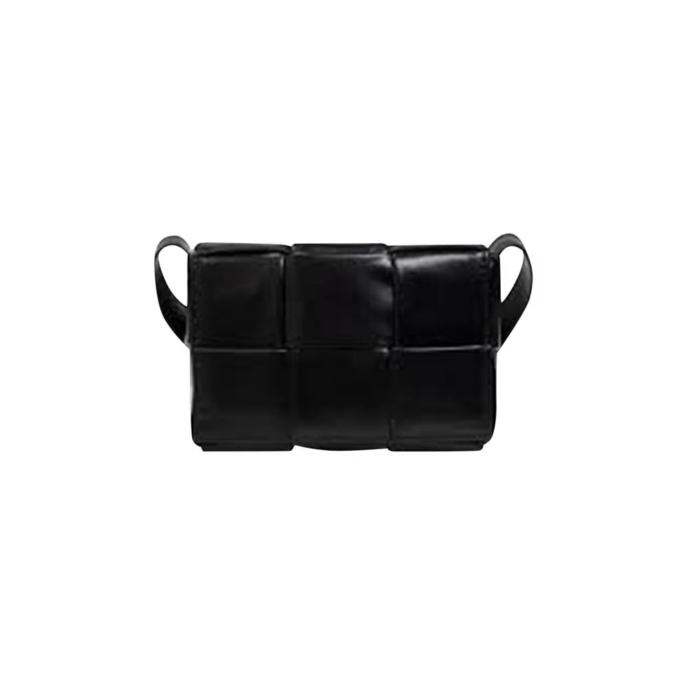 Bottega Veneta Mini Cassette Bag Black/Silver