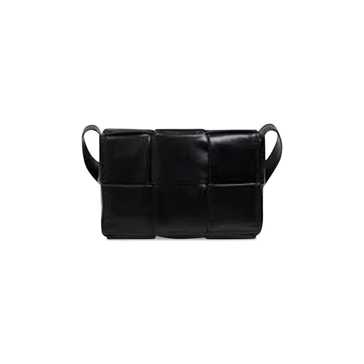 Bottega Veneta Mini Cassette Bag Black/Silver