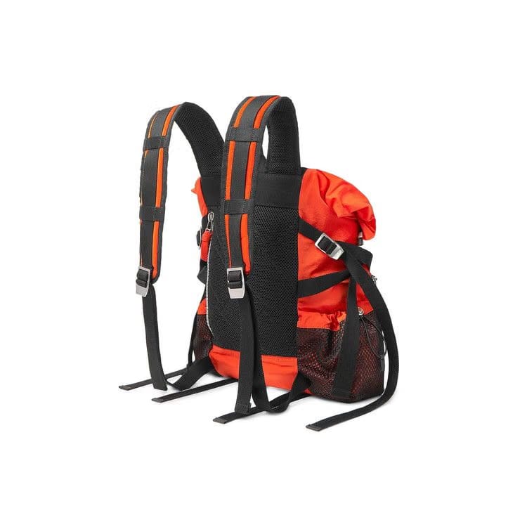 Bottega Veneta Paper Touch Nylon Mini Backpack Orange/Black