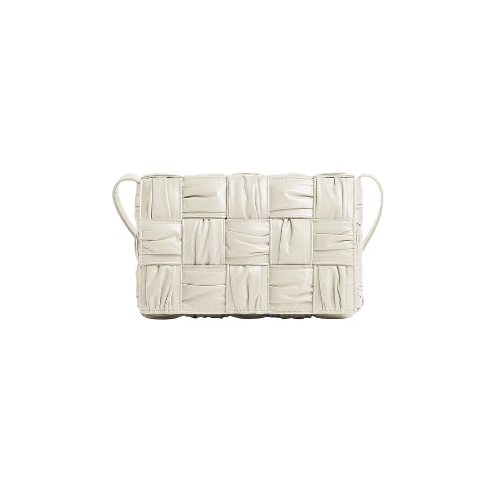 Bottega Veneta Cassette White/M Brass