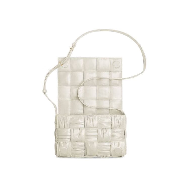 Bottega Veneta Cassette White/M Brass