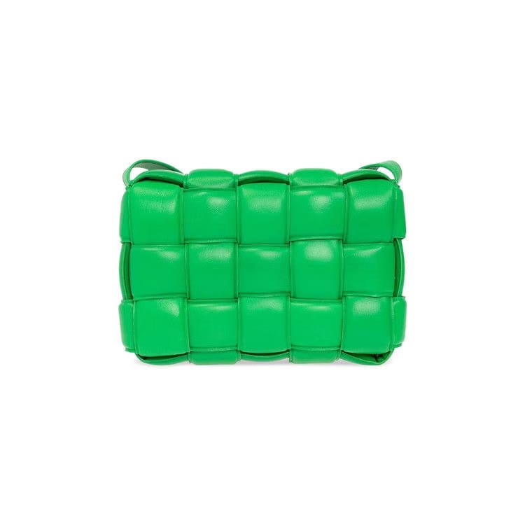 Bottega Veneta Padded Cassette Bag Parakeet/Silver