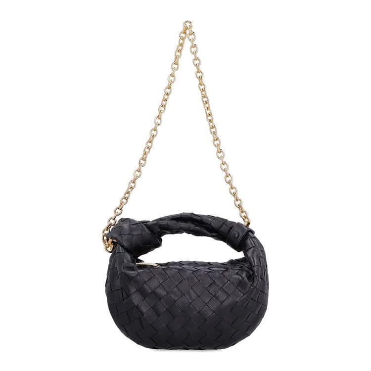Bottega Veneta Mini Jodie Chain Bag Black/Gold