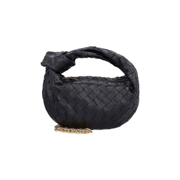Bottega Veneta Mini Jodie Chain Bag Black/Gold