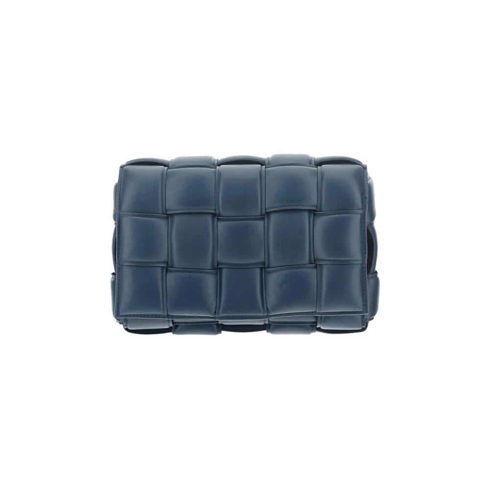 Bottega Veneta Padded Cassette Deep Blue/Gold