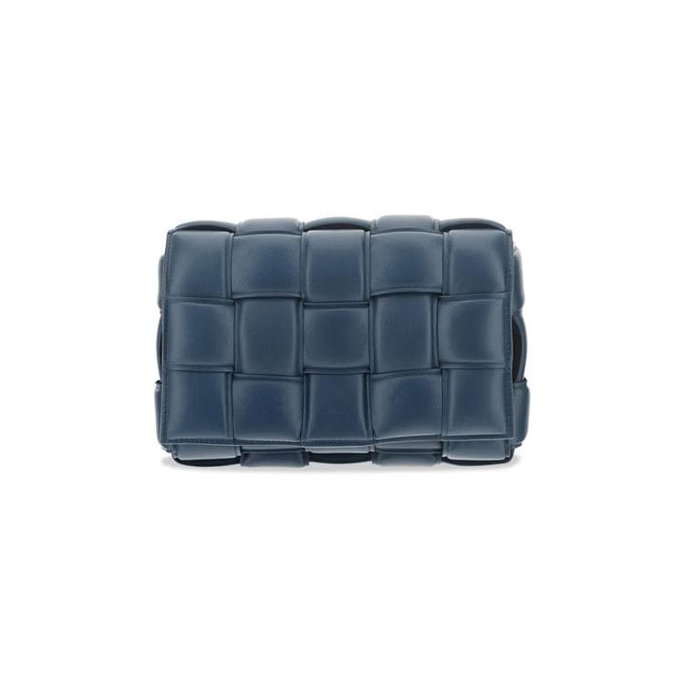 Bottega Veneta Padded Cassette Deep Blue/Gold