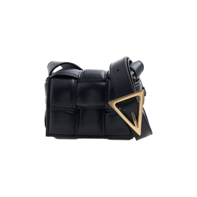 Bottega Veneta Padded Candy Cassette Bag Black/Gold