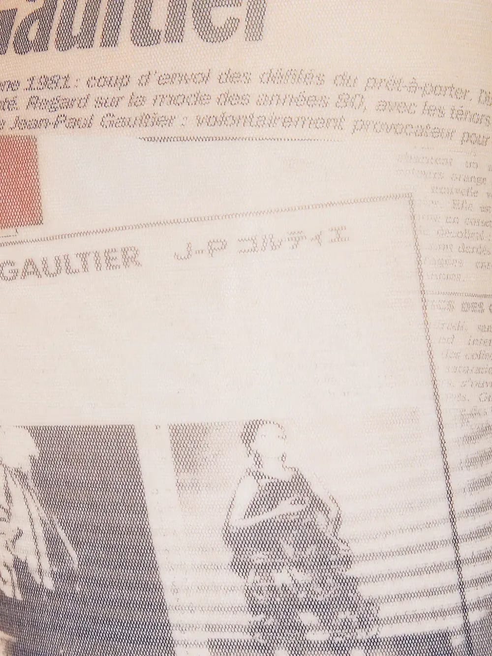 newspaper-print leggings