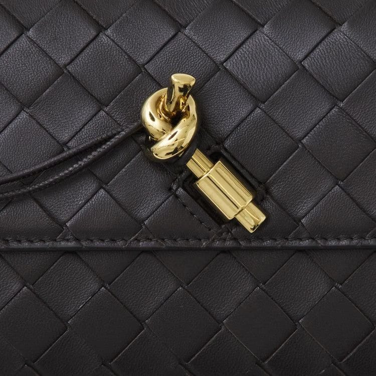 Bottega Veneta Andiamo Clutch Bag Fondant