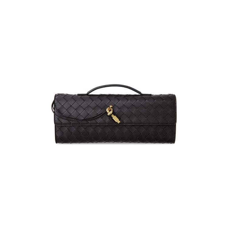 Bottega Veneta Andiamo Clutch Bag Fondant