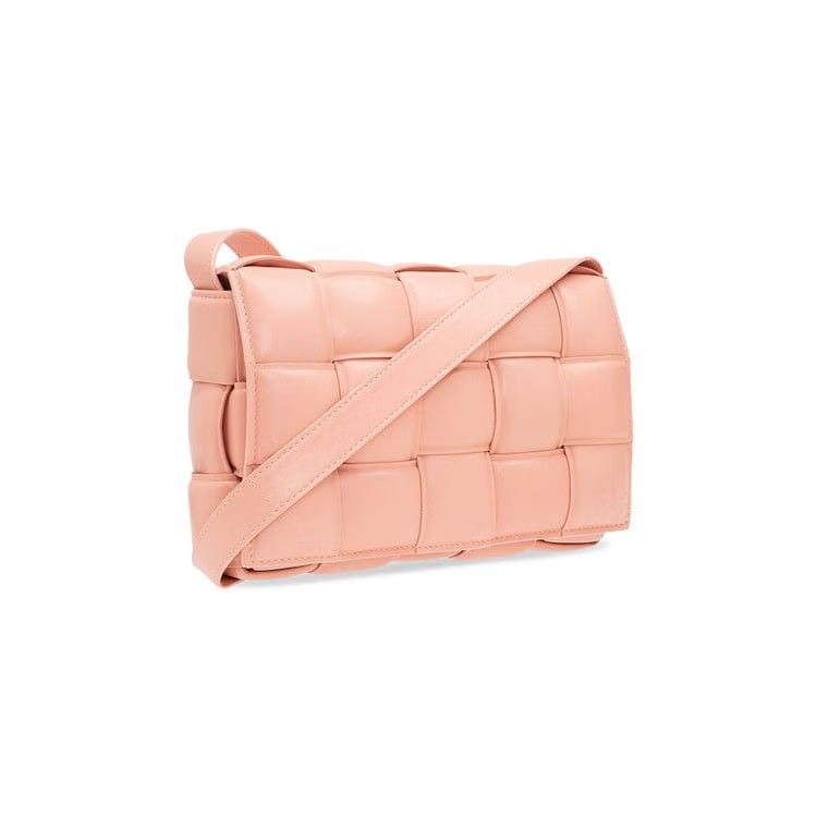 Bottega Veneta Padded Cassette Bag Peachy/Silver