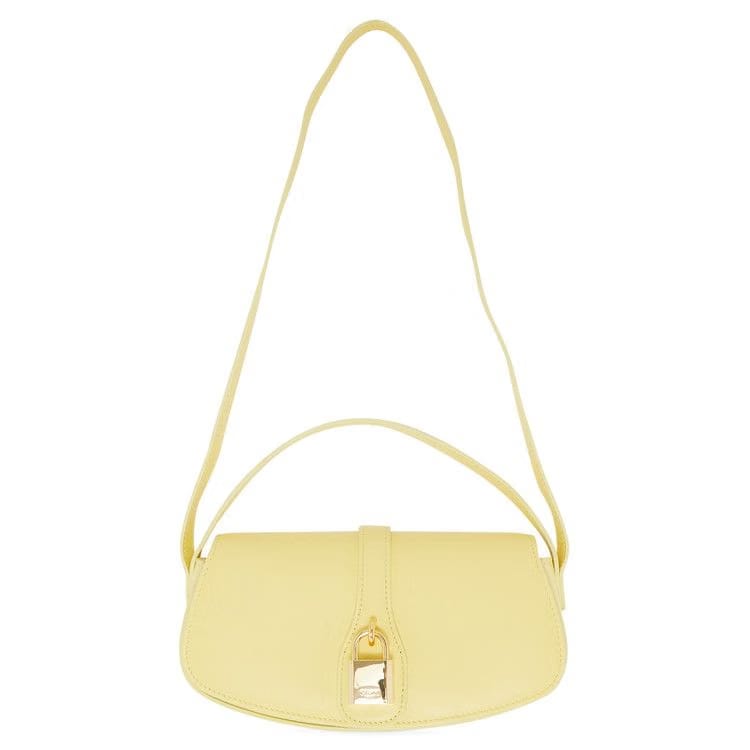 CELINE Clutch On Strap Acacia