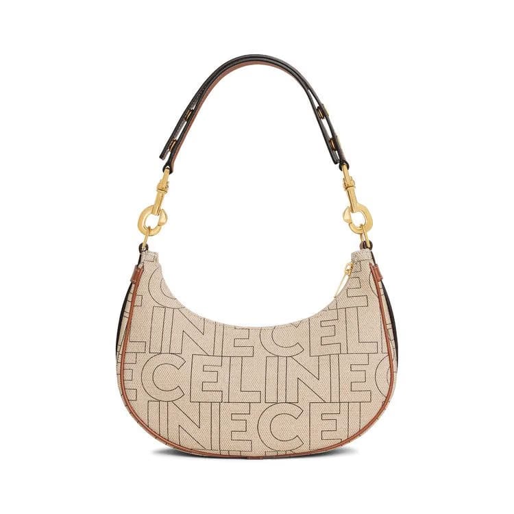 CELINE Medium Ava Strap Bag Tan