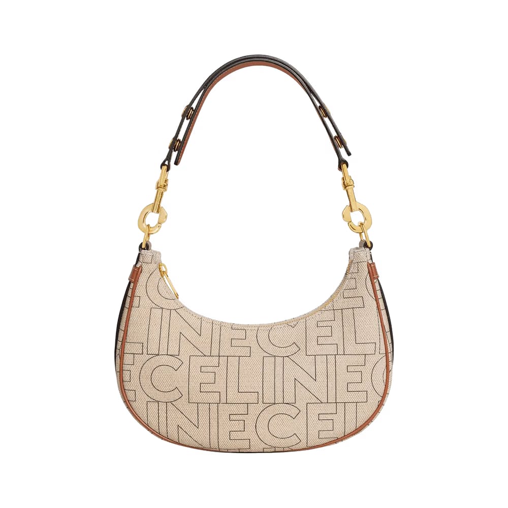 CELINE Medium Ava Strap Bag Tan