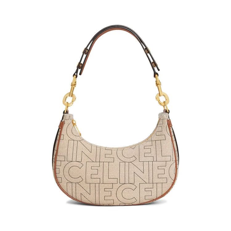 CELINE Medium Ava Strap Bag Tan