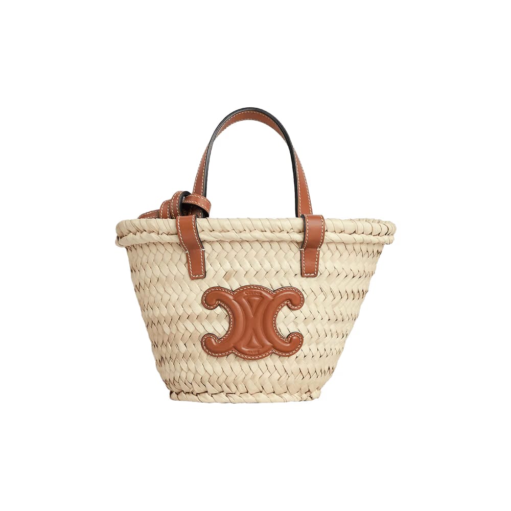 CELINE Mini Triomphe Tote Bag Natur
