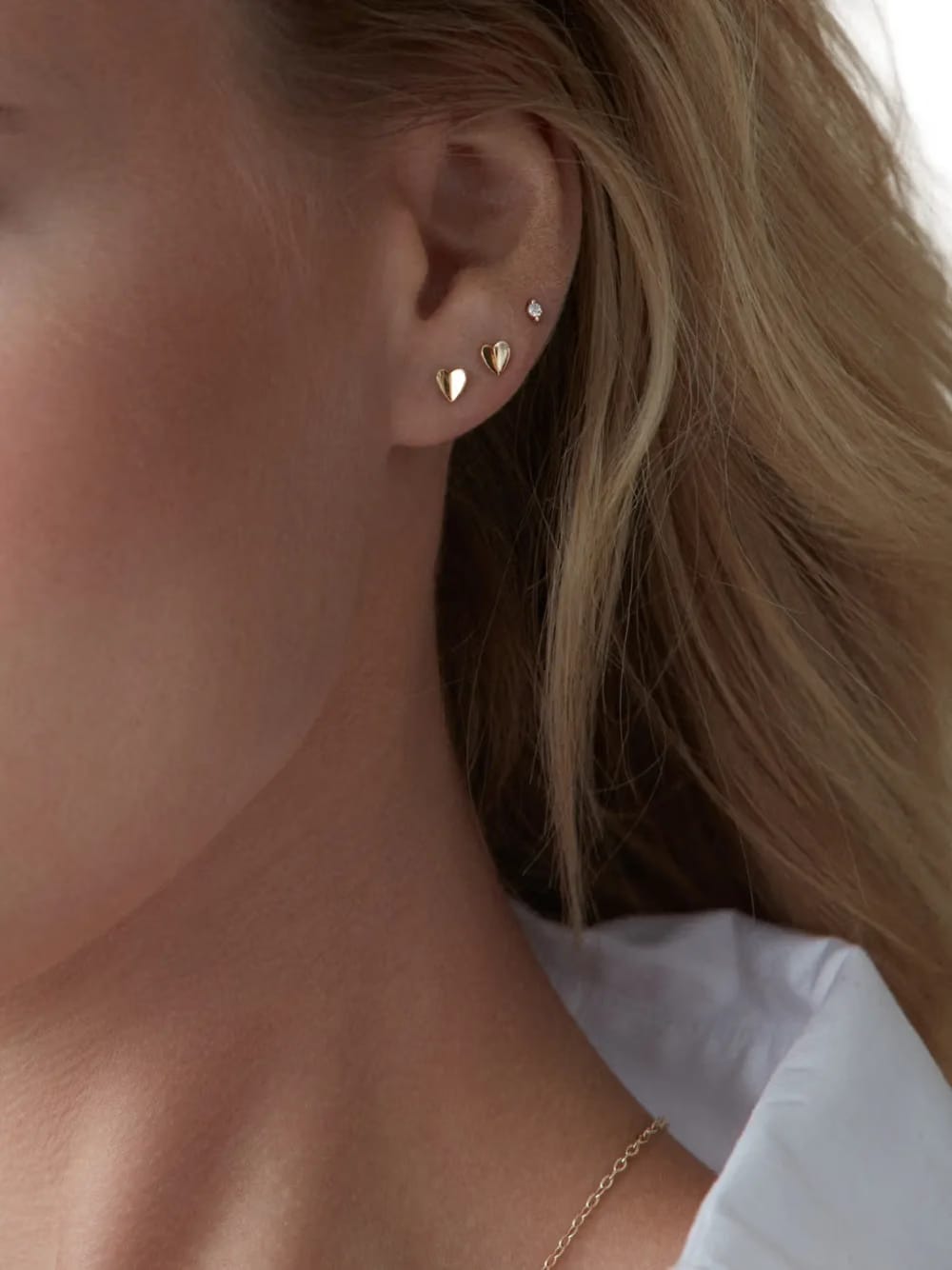 9kt recycled yellow gold Bijou earrings