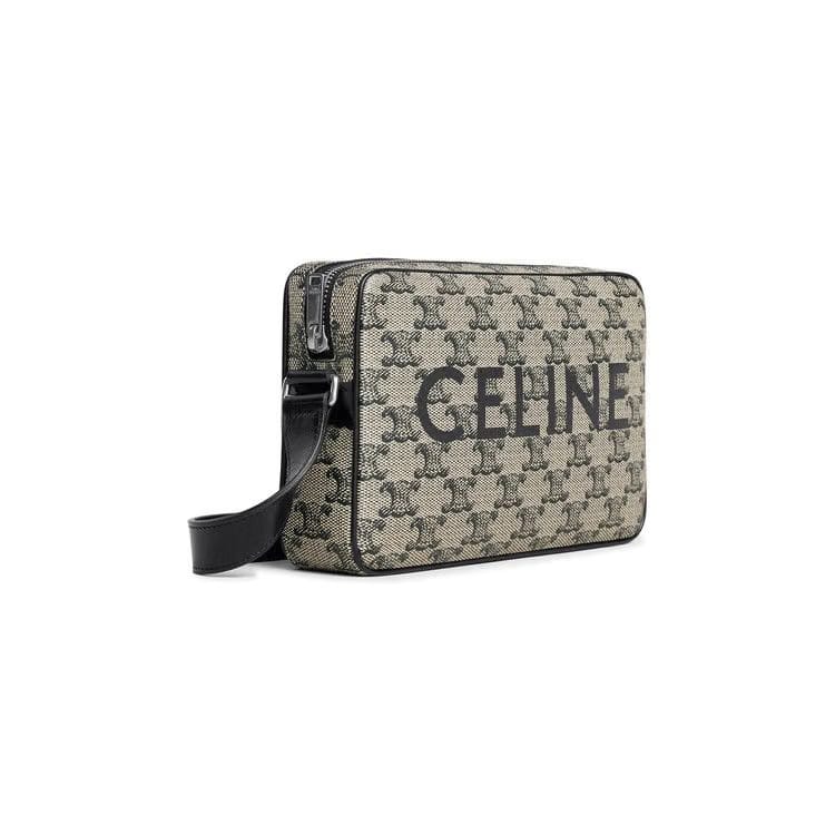 CELINE Medium Messenger Bag Beige/Black