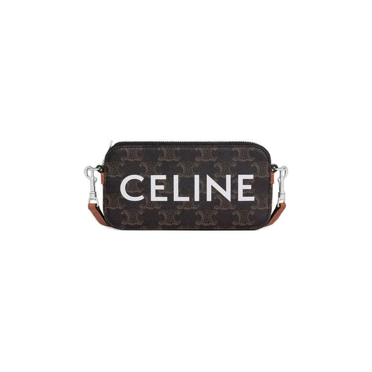 CELINE Horizontal Pouch Tan