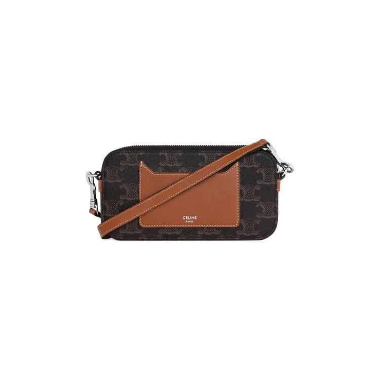 CELINE Horizontal Pouch Tan