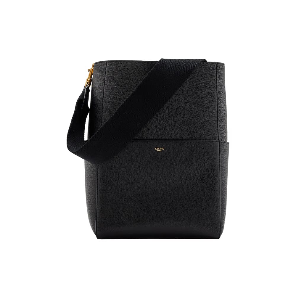 CELINE Sangle Bucket Bag Black