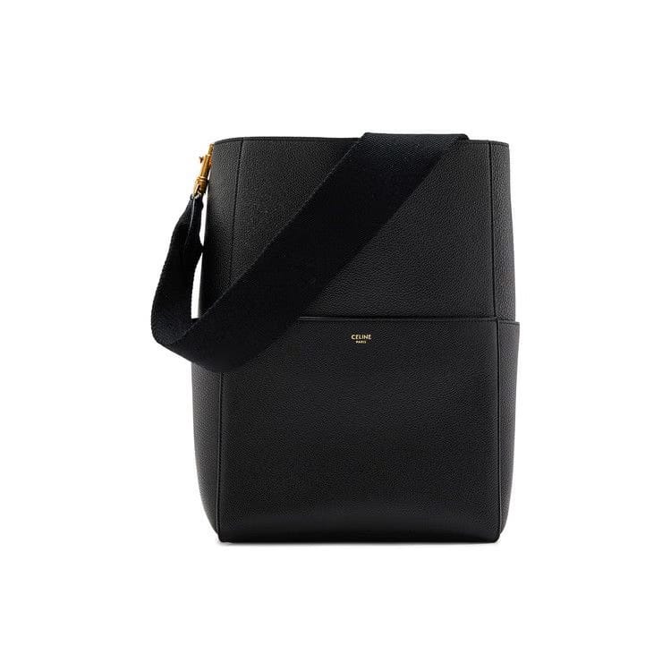 CELINE Sangle Bucket Bag Black