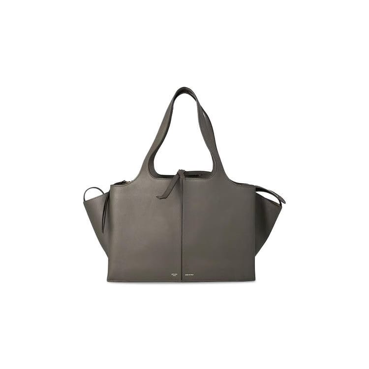 CELINE Medium Tri Fold Bag Grey