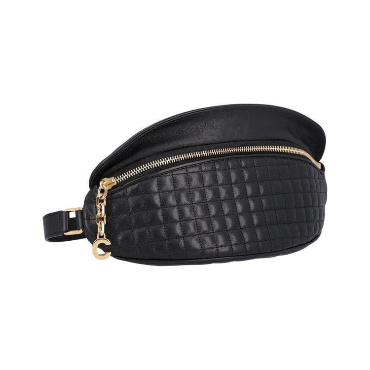 CELINE C Charm Belt Bag Black