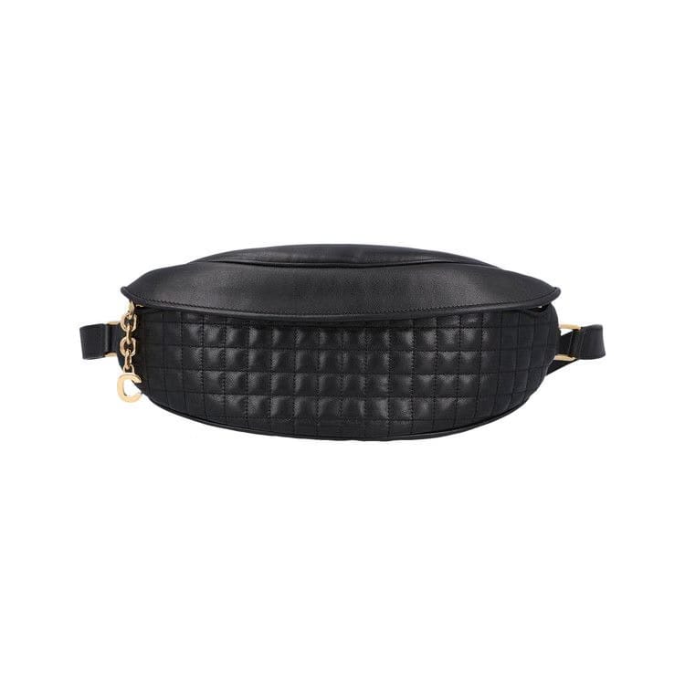 CELINE C Charm Belt Bag Black