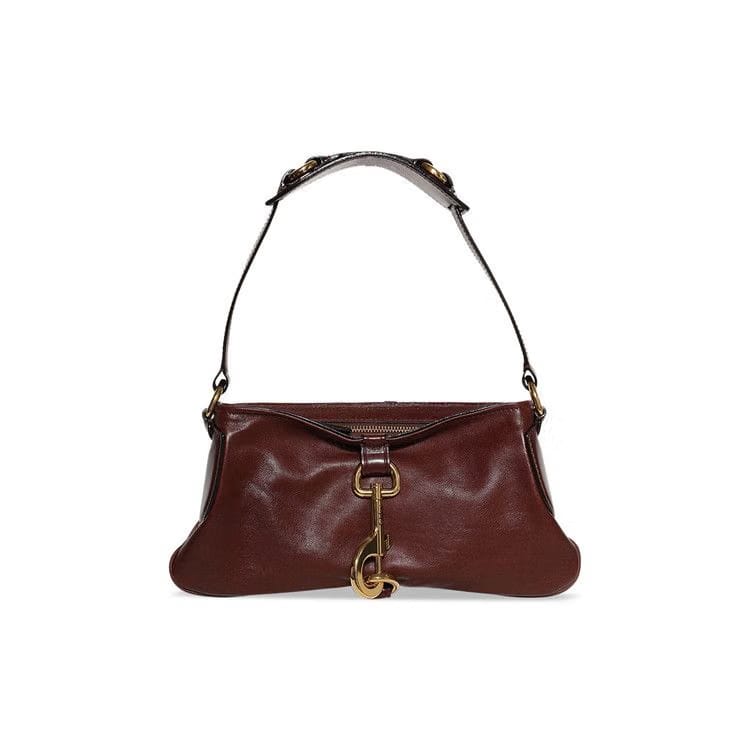 Chloé Kerala 25 Shoulder Bag Dark Ebony