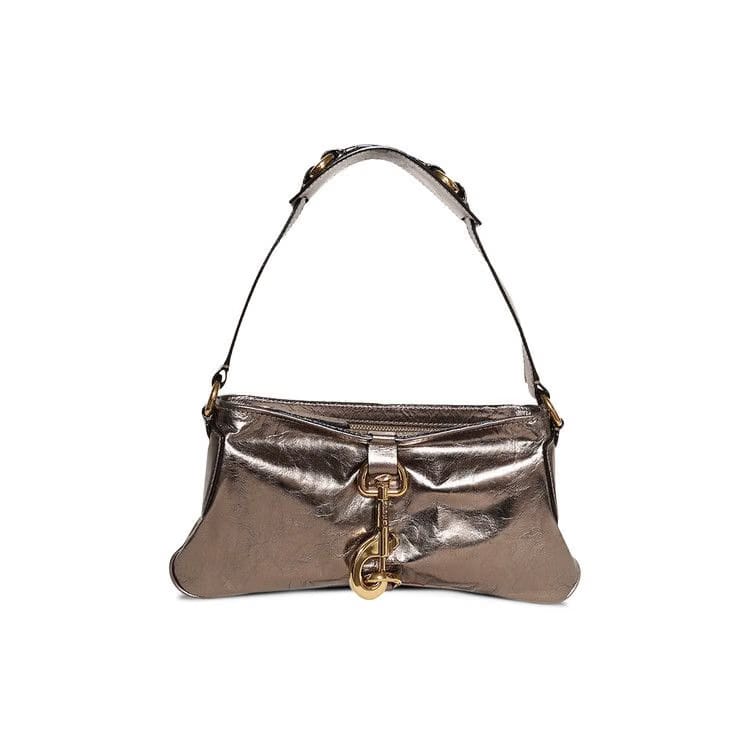Chloé Kerala 25 Shoulder Bag Shiny Grey