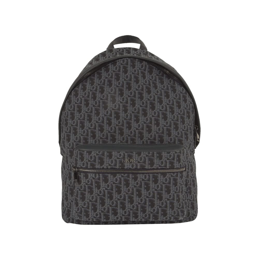 Dior Oblique Ride Backpack Blue Tonal