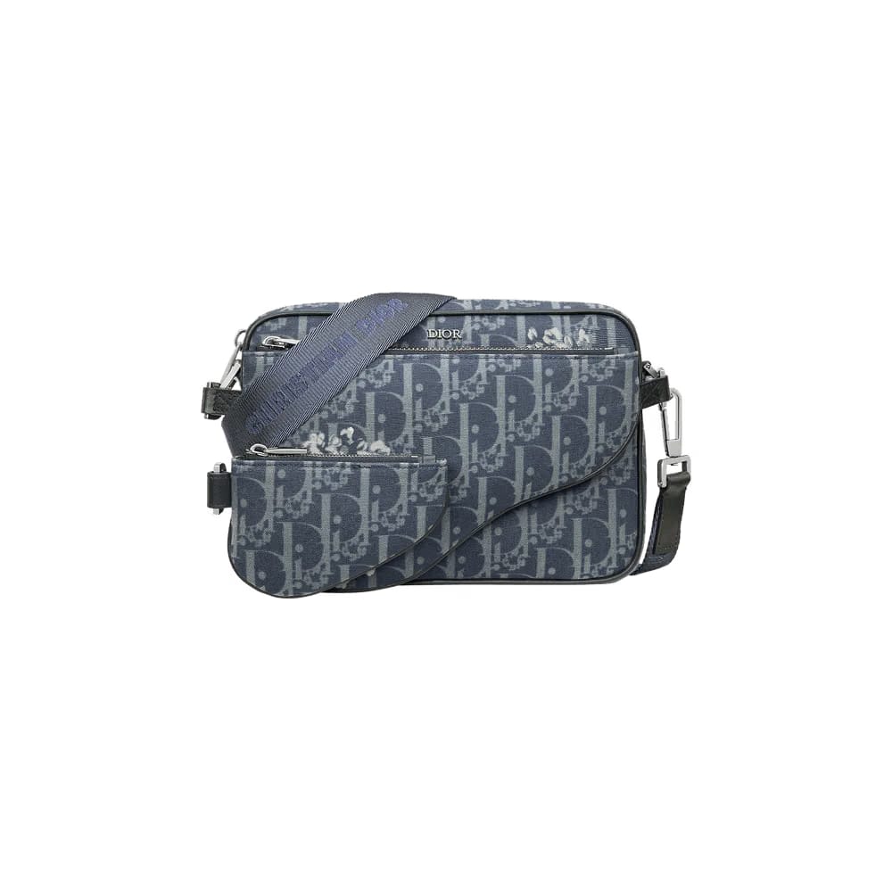 Dior x Denim Tears Saddle Triple Pouch Blue